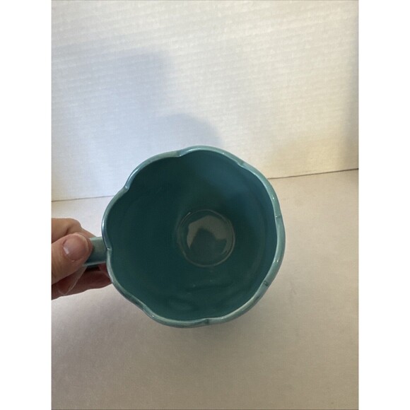 Metalic Look Blue Sour Patch Kids Candy Mug Petal Rim - Picture 2 of 8